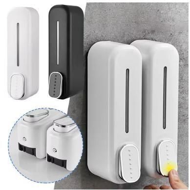 Press Wall-Mounted Dispenser Soap Manual β No Drilling | Space-Saving | Refillable