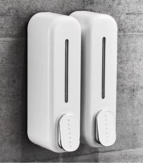 Press Wall-Mounted Dispenser Soap Manual β No Drilling | Space-Saving | Refillable